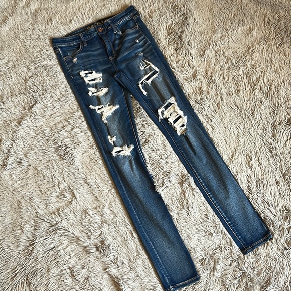 American Eagle Outfitters Denim - American Eagle distressed jeggings in 10 X long👖👖